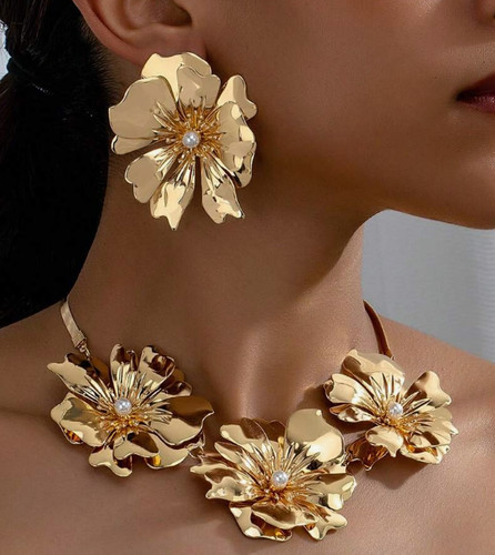 Jewelry set tropical - set-tropical, floral