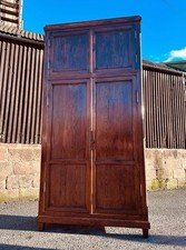 Antique 1920s Pitch Pine Kitchen Larder Pantry Cupboard, Housekeepers Cupboard