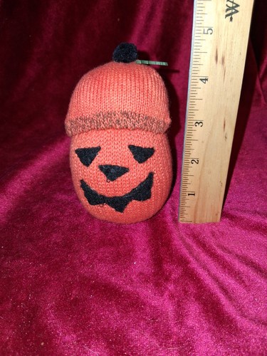 Handmade knitted pumpkin - handmade,
