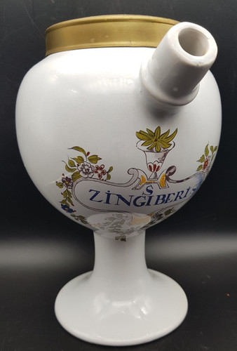 Vtg apothecary ceramic jar - apothecary,