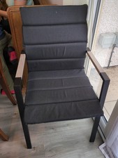 Patio Wicker Chair Set of 2 with Soft Zippered Cushion