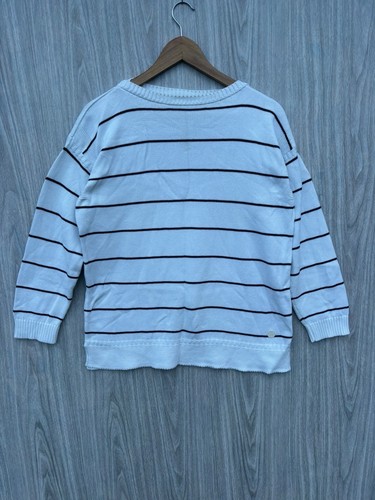 Barbour black white striped - barbour,