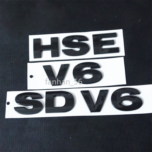 Black glossy sdv6 hse - black, v6