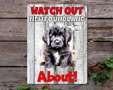 Dog Metal Sign Gift - Watch