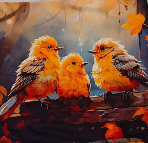 Beautiful birds print - , pillow