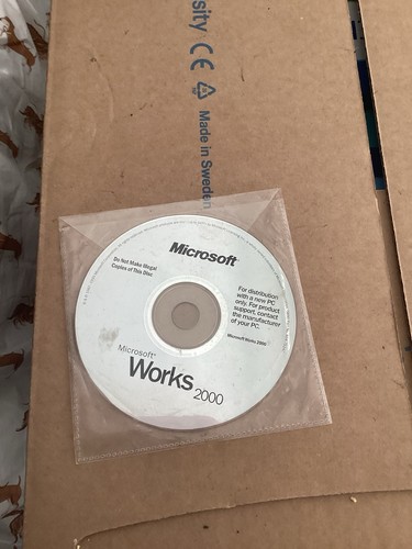 Microsoft works 2000 rom - microsoft,