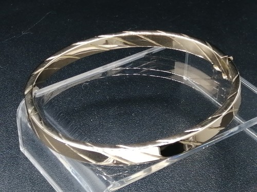 9ct yellow gold flat cable - gold,