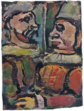 GEORGE ROUAULT Les Deux Letus Divertissement 1943 Teriade Litho Ltd Ed 1200