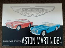 Vintage Repro Art Poster Print The David Brown Aston Martin DB4 (84cm x 59.5cm) 
