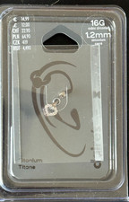 Claires Accessories Heart Earing Titanium with Cubic Zirconia