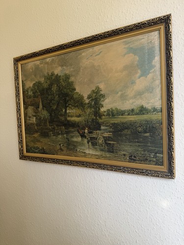 The hay wain canvas print - hay,