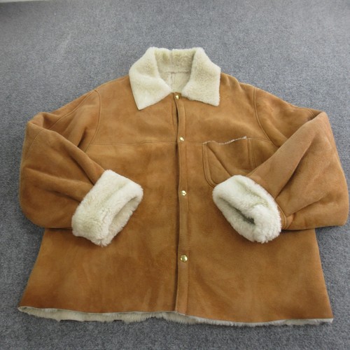 Vtg shearling coat - coat, medium