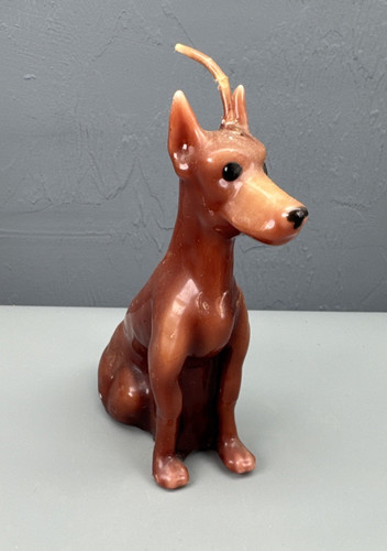 Vintage brown doberman - vintage,