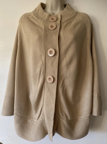 Camel beige poncho cape bnwt - beige,