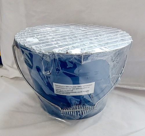Portable bucket bbq - bucket, by