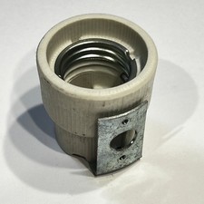 Ceramic Lamp Holder E27 Eddison Screw  45mm x 42mm 2 Fixing Holes Lighting Bulb