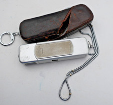 Vintage Minox Wetzlar Miniature Spy Camera 15MM 3.5 LENS in Leather Case