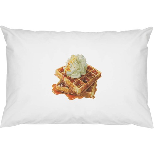 Waffle with cream - x,
