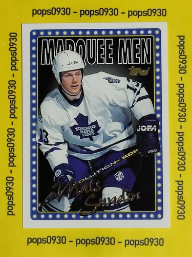 Mats sundin toronto - sundin,, maple