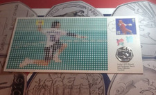LTD EDITION Olympics BUNC 50p Coin and stamp Cover-no.840-HANDBALL-royal mint