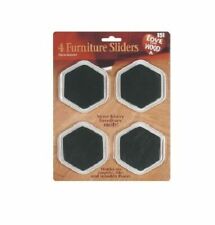 4 PACK FURNITURE SLIDERS GLIDERS MOVERS PROTECT CARPET WOOD & LAMINATE FLOORING