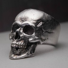 Classic Skull wax pattern ring
