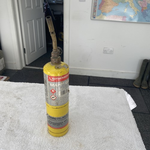 Blow torch and mapp gas - and,
