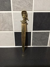 ANTIQUE BRASS LETTER OPENER 