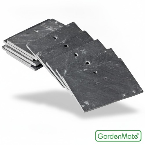 Slate plant labels set 10x7cm - slate,