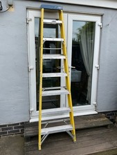 Your Essentials Electricians 8 Step Fibreglass Ladder - Spares Or Repairs