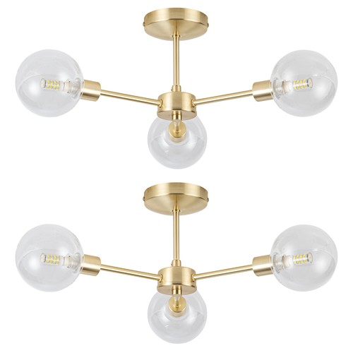 Set satin brass - of, 2