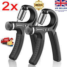 2 Pack Hand Grip Strengthener Adjustable  Forearm 5-60 kg - Hand Exerciser Grip