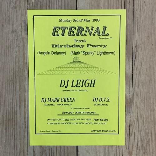 Eternal rave flyer - eternal, masters