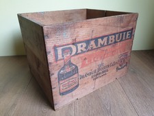 Vintage Drambuie Wooden Scotch Whisky Packing Box Empty