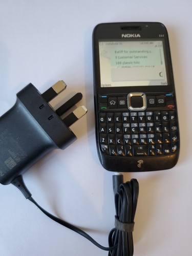 Nokia e63 black - nokia, (unlocked)