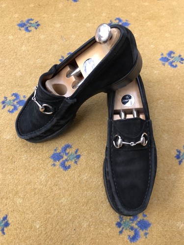 Gucci loafers shoes suede - gucci,