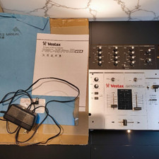 Vestax PMC-05 Pro Ⅲ VCA 2Ch DJ Mixer w/ AC Adapter & Box Vintage Audio Used JPN