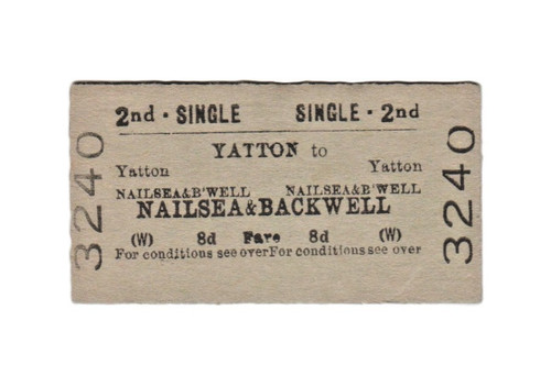 Railway ticket british - ticket, rail