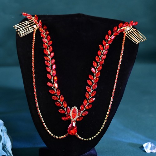 Bride forehead head chain - bride,