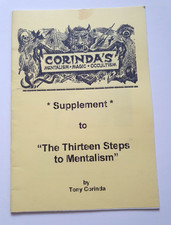 SUPPLEMENT to THE 13 STEPS TO MENTALISM by Corinda - Mentalism Magic Trick Book