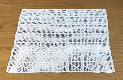 Cream vintage fine crochet - fine,