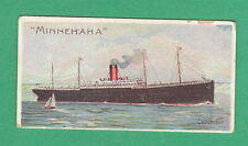 SINGLETON & COLE LTD. -  VERY RARE ATLANTIC SHIPPING CARD  -  MINNEHAHA  -  1910