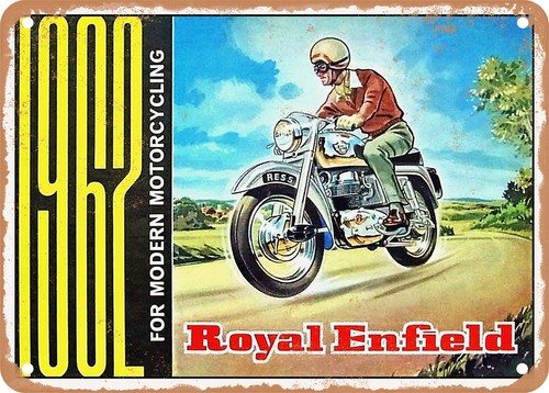 Metal sign 1962 royal - metal,