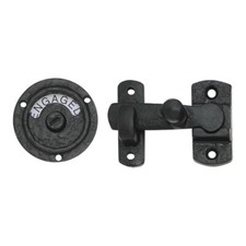 Black antique iron wc vacant engaged indicator toilet bathroom door lock bolt