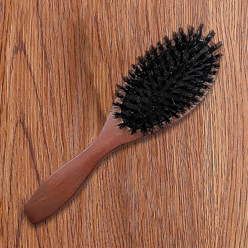 Boar bristle hair brush - bristle,