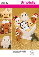 SIMPLICITY 8035 ANIMALS TOYS