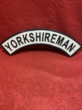 Yorkshireman Large Cast Iron Sign Vintage Home Decor Curved Wall Art Plaque