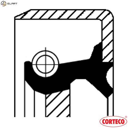 Shaft seal differential - seal,