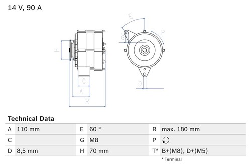 Bosch generator for - for, 100