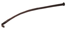 Antique WORLD WAR I Brown Leather Hand Stitched Twisted Riding Crop 28”